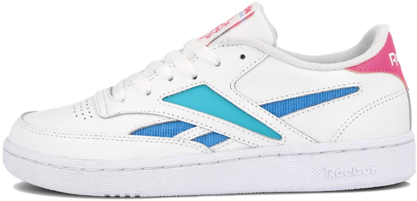 (Women) Reebok Club C Revenge Mark 'White Solid Teal Bright Cyan' EG1798 Buy (Women) Reebok Club C Revenge Mark 'White Solid Teal Bright Cyan' EG1798