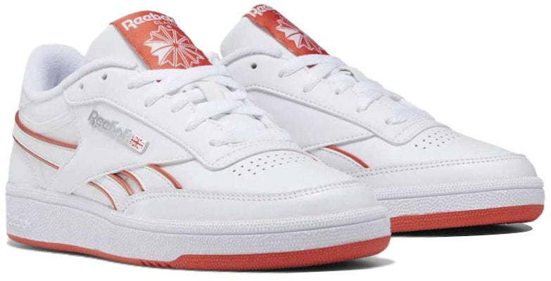 (Women) Reebok Club C Revenge Plus 'White Red' EG1420 Lookbook (Women) Reebok Club C Revenge Plus 'White Red' EG1420