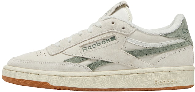 Reebok Club C 復古復仇 防滑耐磨 低筒 滑板鞋 女款 米白綠 Buy Reebok Club C 復古復仇 防滑耐磨 低筒 滑板鞋 女款 米白綠