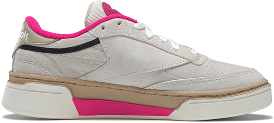 (W) Reebok Club C Stacked Rose ''Gris''. Q46333 Order (W) Reebok Club C Stacked Rose ''Gris''. Q46333