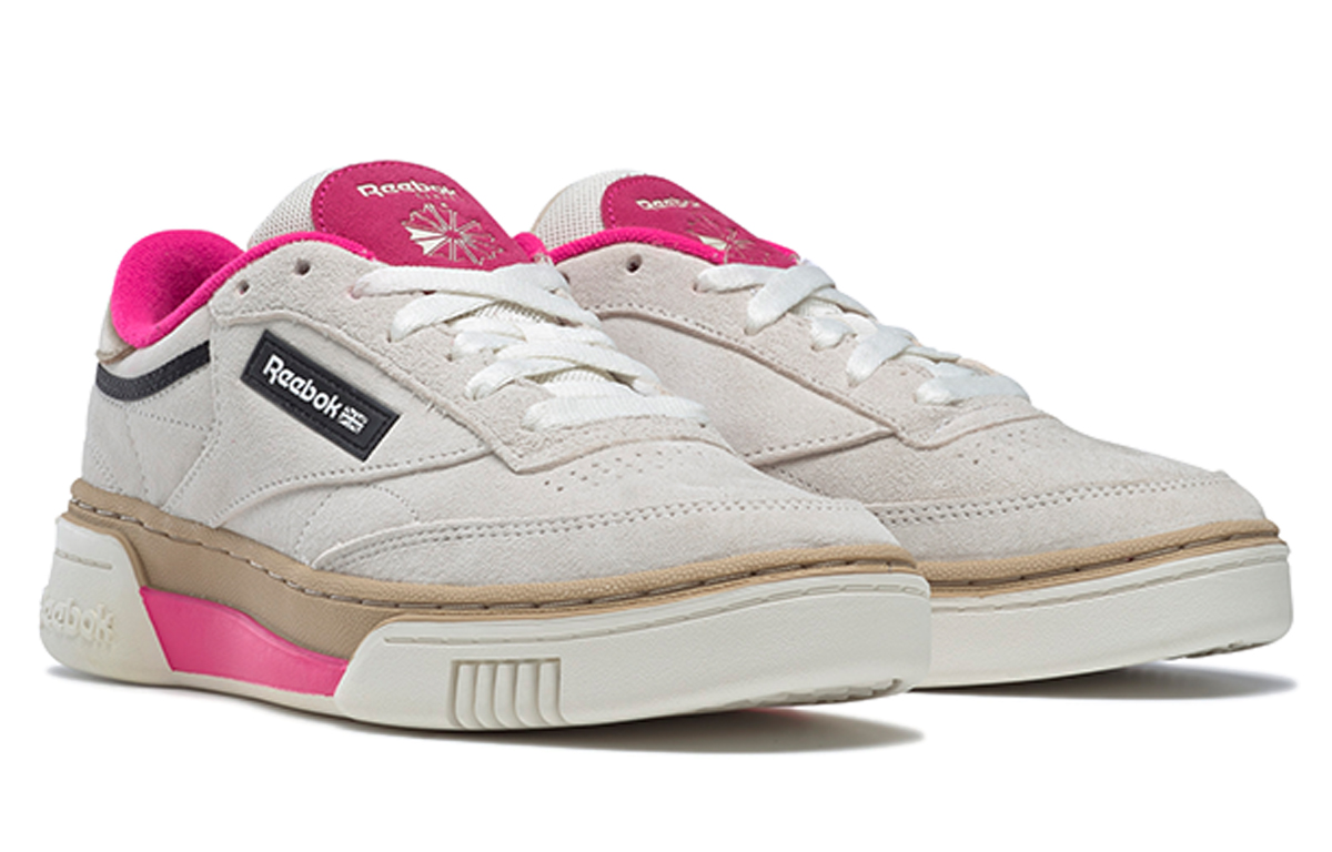 Lookbook (W) Reebok Club C Stacked Rose ''Gris''. Q46333
