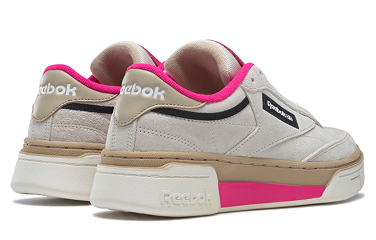 Shop (W) Reebok Club C Stacked Rose ''Gris''. Q46333