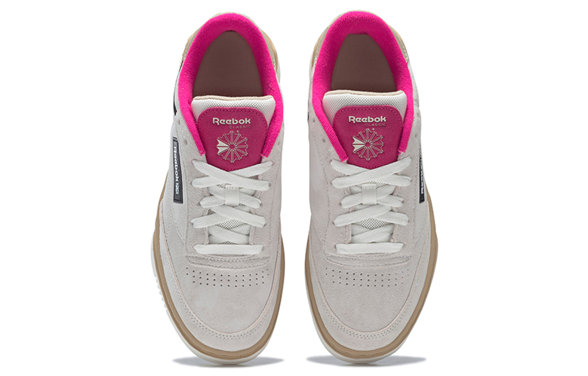 Purchase (W) Reebok Club C Stacked Rose ''Gris''. Q46333