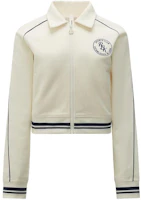 (Women) Reebok Colorblock Knit Zip-Up Jacket Beige Casual Outerwear 24SRC102WGW2 (Women) Reebok Colorblock Knit Zip-Up Jacket Beige Casual Outerwear 24SRC102WGW2