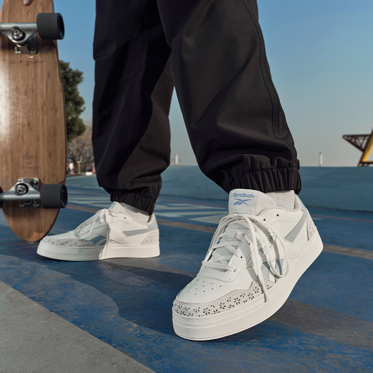 (W) Reebok Court Advance Bold 'White Light Blue' 圖 3