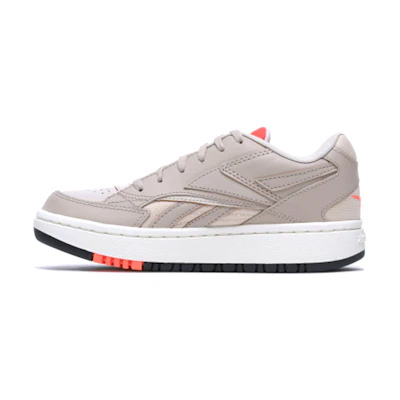 (W) Reebok Court Double Mix Sneakers Gray/Orange
