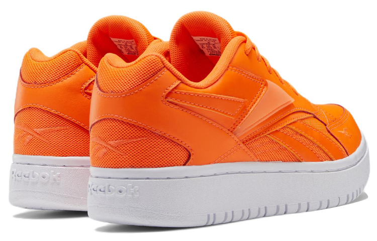 Shop Reebok Court Double Mix 低筒休閒板鞋 女款 珊瑚橘