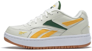 (Women) Reebok Court Double Mix 'White Yellow Green' FW3628 (Women) Reebok Court Double Mix 'White Yellow Green' FW3628