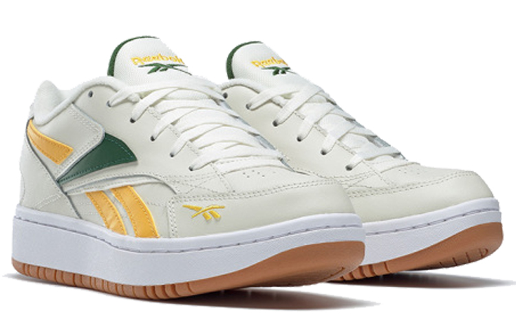 Lookbook (W) Reebok Court Double Mix 'Putih Kuning Hijau' FW3628