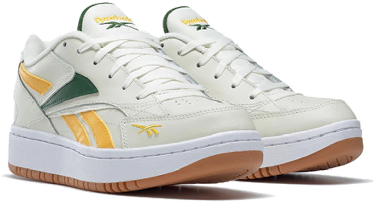 (W) Reebok Court Double Mix 'Putih Kuning Hijau' FW3628 Lookbook (W) Reebok Court Double Mix 'Putih Kuning Hijau' FW3628
