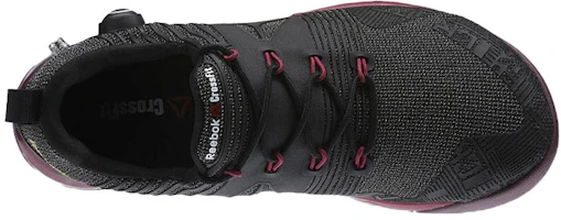 Shop 銳步Crossfit Nano Pump 2.0耐磨防滑低幫跑步鞋 女款 黑色