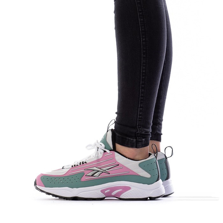 Sizing (W) Reebok DMX Series 2200 Hardloopschoenen Wit/Groen/Roze EF3012