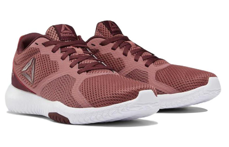 Lookbook Reebok Flexagon Force 防滑耐磨 低筒 訓練鞋 女款 酒紅色