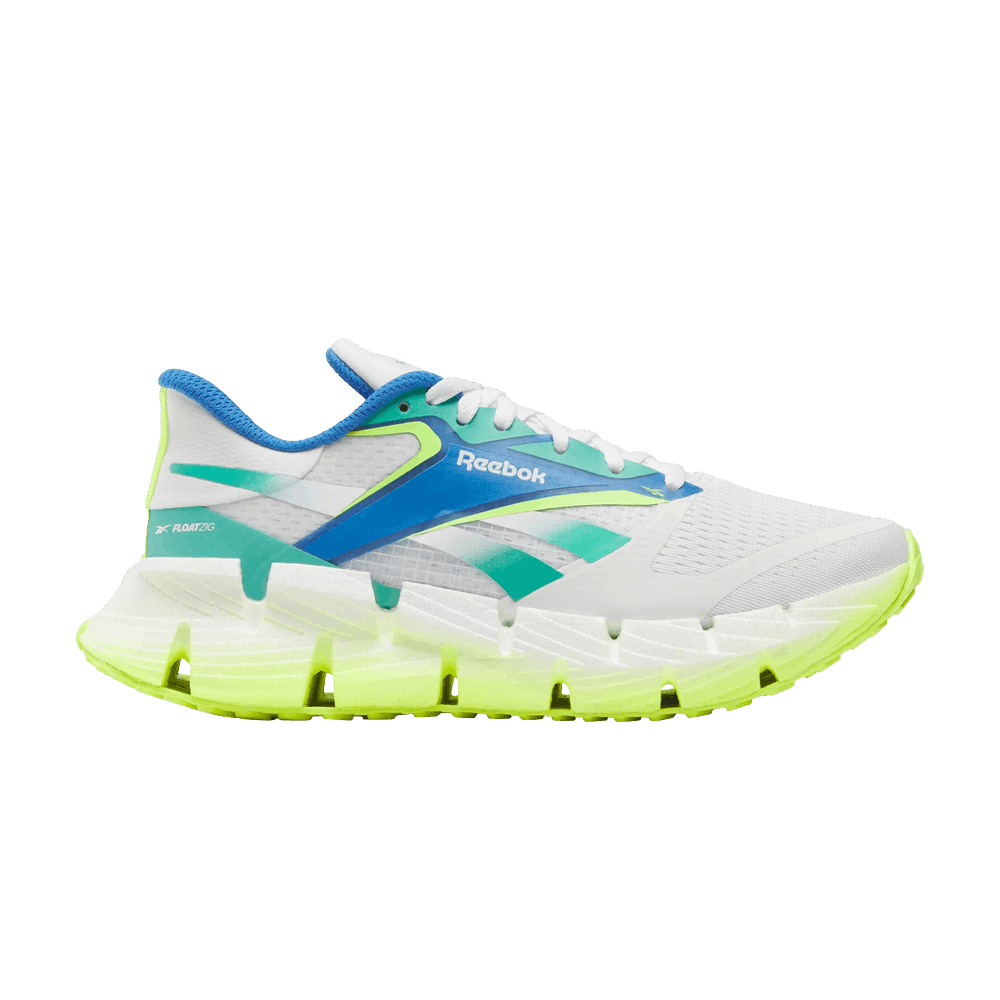 (Women) Reebok FloatZig 1 'White Unleashed Green Lime' 100206735 ...