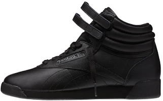 (Women) Reebok Freestyle Hi 'Black' J92633 (Women) Reebok Freestyle Hi 'Black' J92633