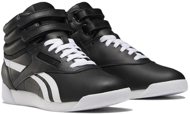 (W) Reebok Freestyle Hi ''Schwarz Weiß'' DV7770 Lookbook (W) Reebok Freestyle Hi ''Schwarz Weiß'' DV7770