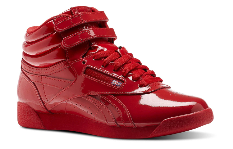 Lookbook (W) Reebok Freestyle Hi 'China Merah Mengkilap' CN2821
