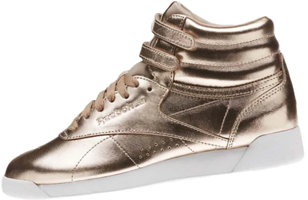 (W) Reebok Freestyle Hi 'Gold Comfort' Emas Selesa CN0573 Lookbook (W) Reebok Freestyle Hi 'Gold Comfort' Emas Selesa CN0573