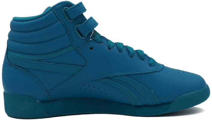 Reebok Freestyle Hi 舒適耐磨板鞋 女款 靛藍 Order Reebok Freestyle Hi 舒適耐磨板鞋 女款 靛藍