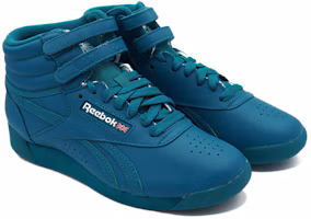 Lookbook Reebok Freestyle Hi 舒適耐磨板鞋 女款 靛藍