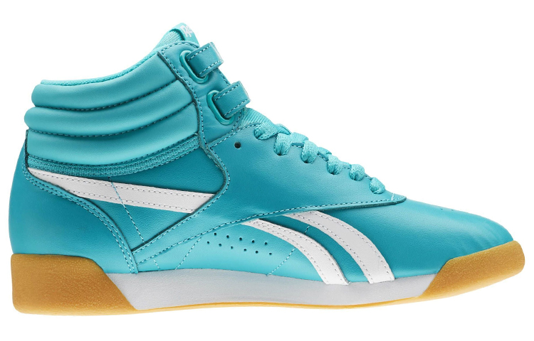 (W) Reebok Freestyle Hi 'Lake Blue' 圖 2