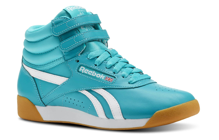 (W) Reebok Freestyle Hi 'Lake Blue' 圖 3