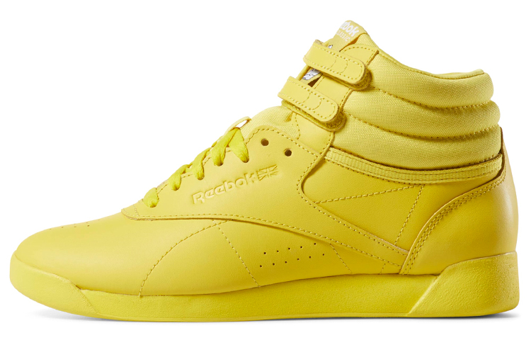 (Women) Reebok Freestyle Hi 'Lemon Yellow' CN7172