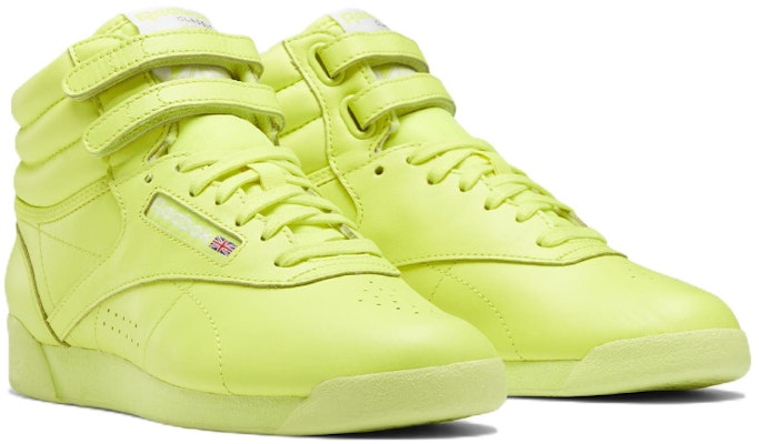 (Women) Reebok Freestyle High 'Solar Acid Yellow' GY4817 Lookbook (Women) Reebok Freestyle High 'Solar Acid Yellow' GY4817