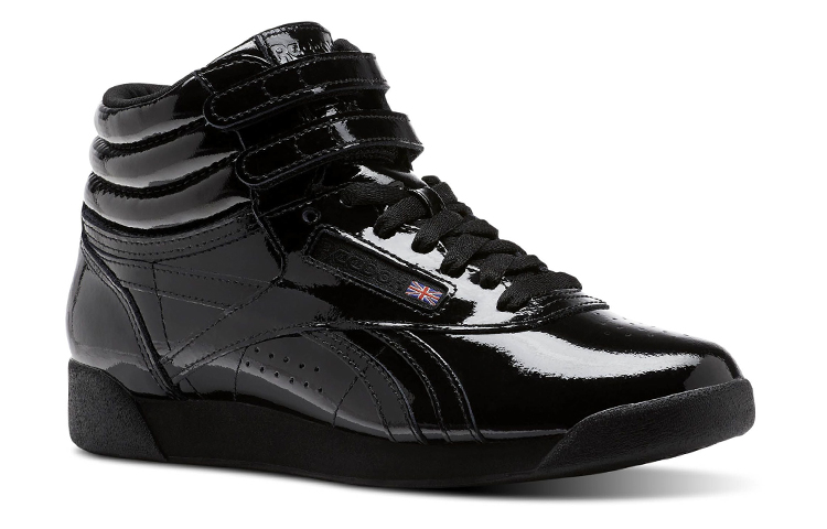 Lookbook Reebok Freestyle Hi Patent 高幫休閒板鞋 女款 黑