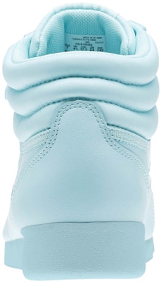 Reebok Freestyle Hi 耐磨高幫休閒板鞋 女款 蔚藍 Shop Reebok Freestyle Hi 耐磨高幫休閒板鞋 女款 蔚藍