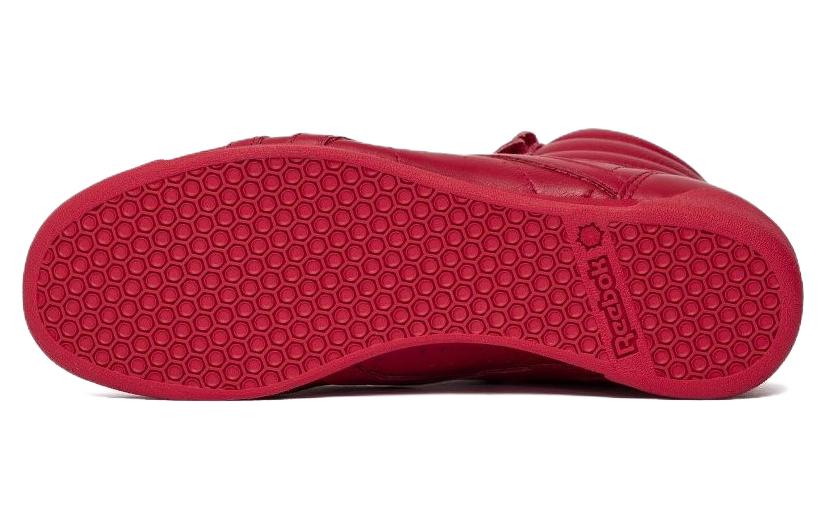 (W) Reebok Freestyle Hi Lux 'Dynamic Red' 圖 4