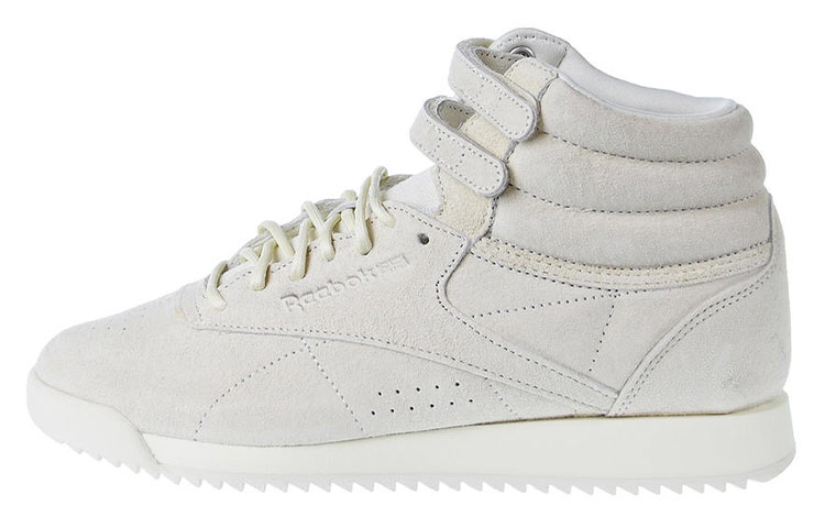 (W) Reebok Freestyle Hi Ripple 'Cream'