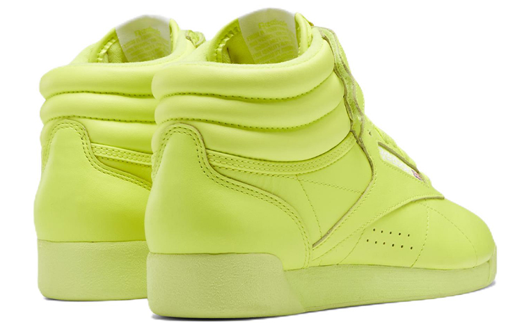 Shop (W) Reebok Freestyle Hi 'Amarillo Neón' GY4817