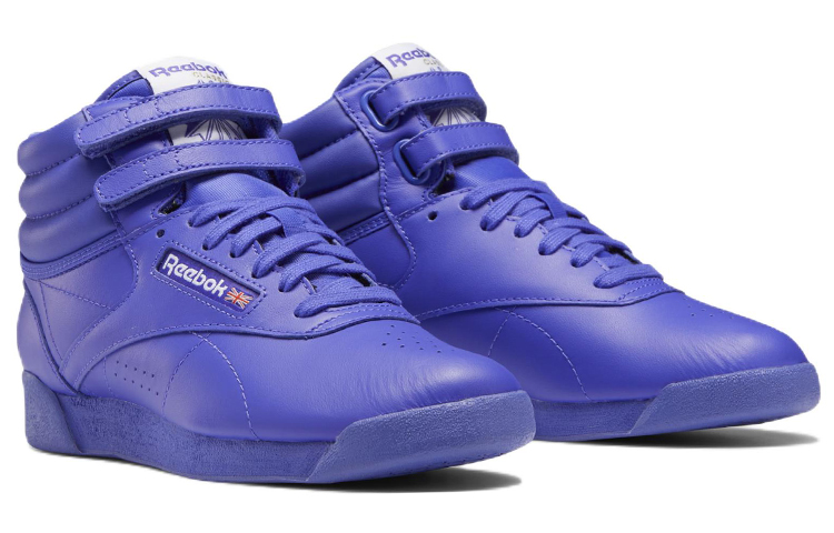 Lookbook Reebok Freestyle Hi 皮革 防滑耐磨 低筒 板鞋 女款 紫色