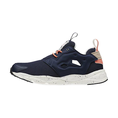 (W) Reebok Furylite Out-Color Running Shoes Black/Blue/Pink