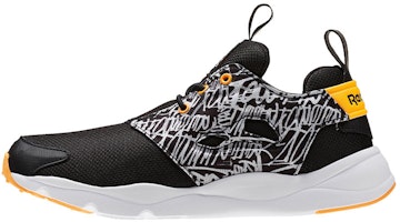 (Women) Reebok Furylite Graphic 'Black Low-Top' BD2418 (Women) Reebok Furylite Graphic 'Black Low-Top' BD2418