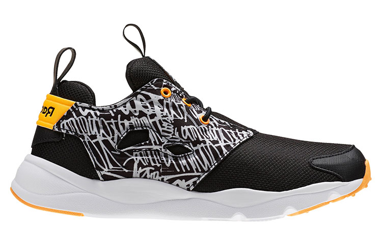 Order (Women) Reebok Furylite Graphic 'Black Low-Top' BD2418