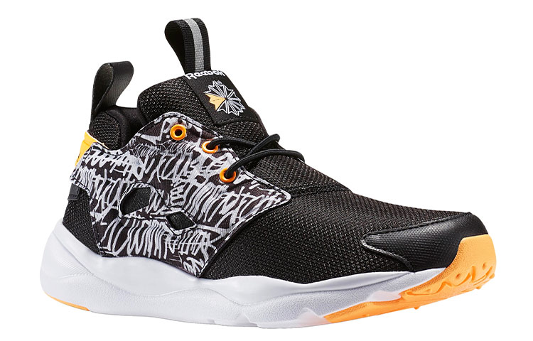 Lookbook (Women) Reebok Furylite Graphic 'Black Low-Top' BD2418