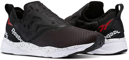 Lookbook Reebok Furylite Slip-On 女款 黑色 運動鞋