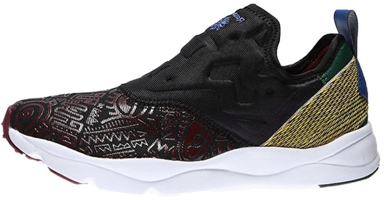 (Women) Reebok Furylite Slip On 'Black Purple Yellow' AR1709 Buy (Women) Reebok Furylite Slip On 'Black Purple Yellow' AR1709