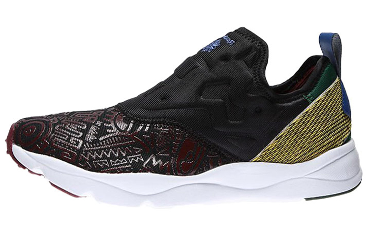 Buy (W) Reebok Furylite Slip On ''Schwarz Lila Gelb'' AR1709
