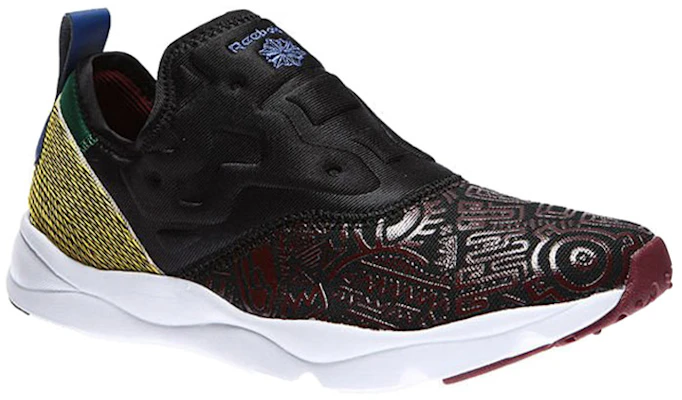 (W) Reebok Furylite Slip On ''Schwarz Lila Gelb'' AR1709 Lookbook (W) Reebok Furylite Slip On ''Schwarz Lila Gelb'' AR1709