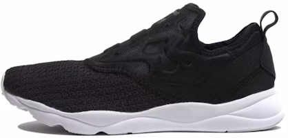 (Women) Reebok Furylite Slip On 'Stitch Black Comfort Running' BS5305 (Women) Reebok Furylite Slip On 'Stitch Black Comfort Running' BS5305