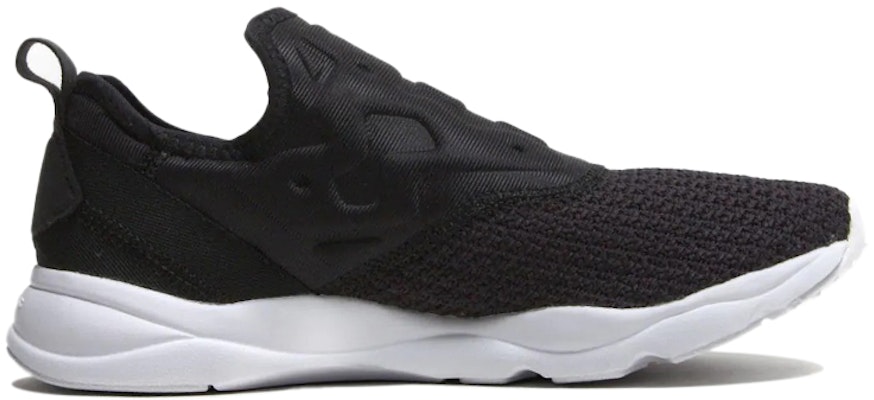 (Women) Reebok Furylite Slip On 'Stitch Black Comfort Running' BS5305 Order (Women) Reebok Furylite Slip On 'Stitch Black Comfort Running' BS5305