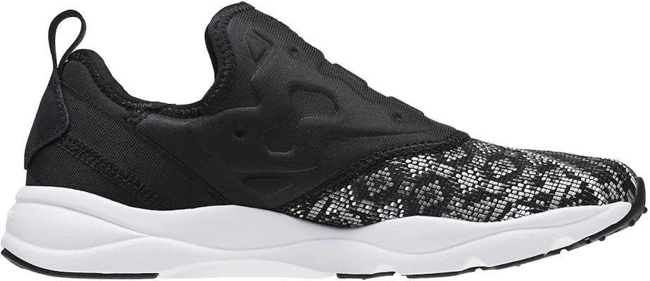 (W) Reebok Furylite Slip On GT Kasut Lari Hitam/Putih BD4460 Order (W) Reebok Furylite Slip On GT Kasut Lari Hitam/Putih BD4460