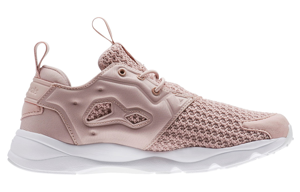 (W) Reebok Furylite Stitch Running Shoes Pink 圖 2