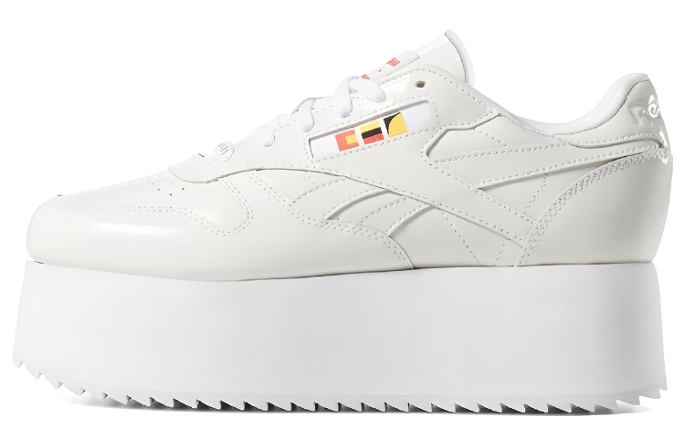 (Women) Reebok Gigi Hadid x Classic Leather Triple Thick Sole Casual Skateboarding Shoes 'White' DV4110