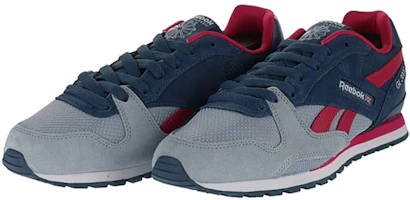 Lookbook Reebok GL 3000 Sp 防滑耐磨 低筒運動跑步鞋 女款 藍灰紫拼色