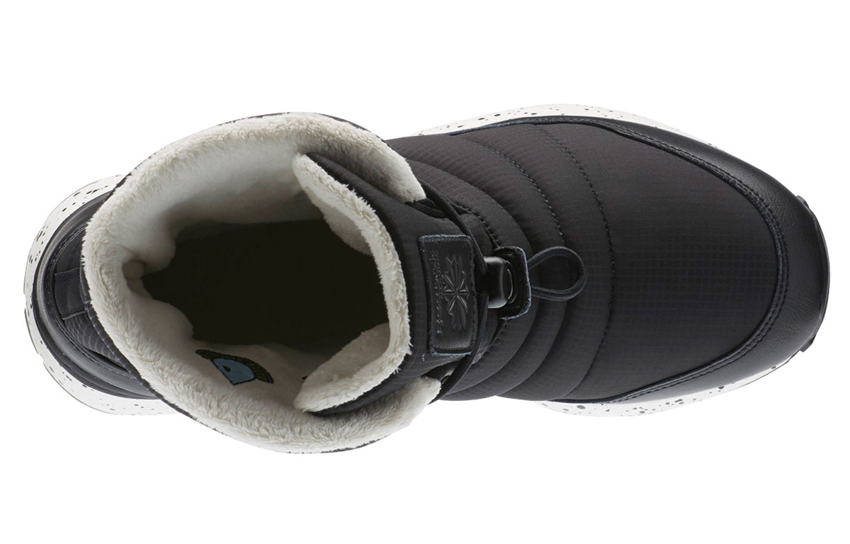 (W) Reebok Gl Puff Boot Running Shoes Black/White 圖 4