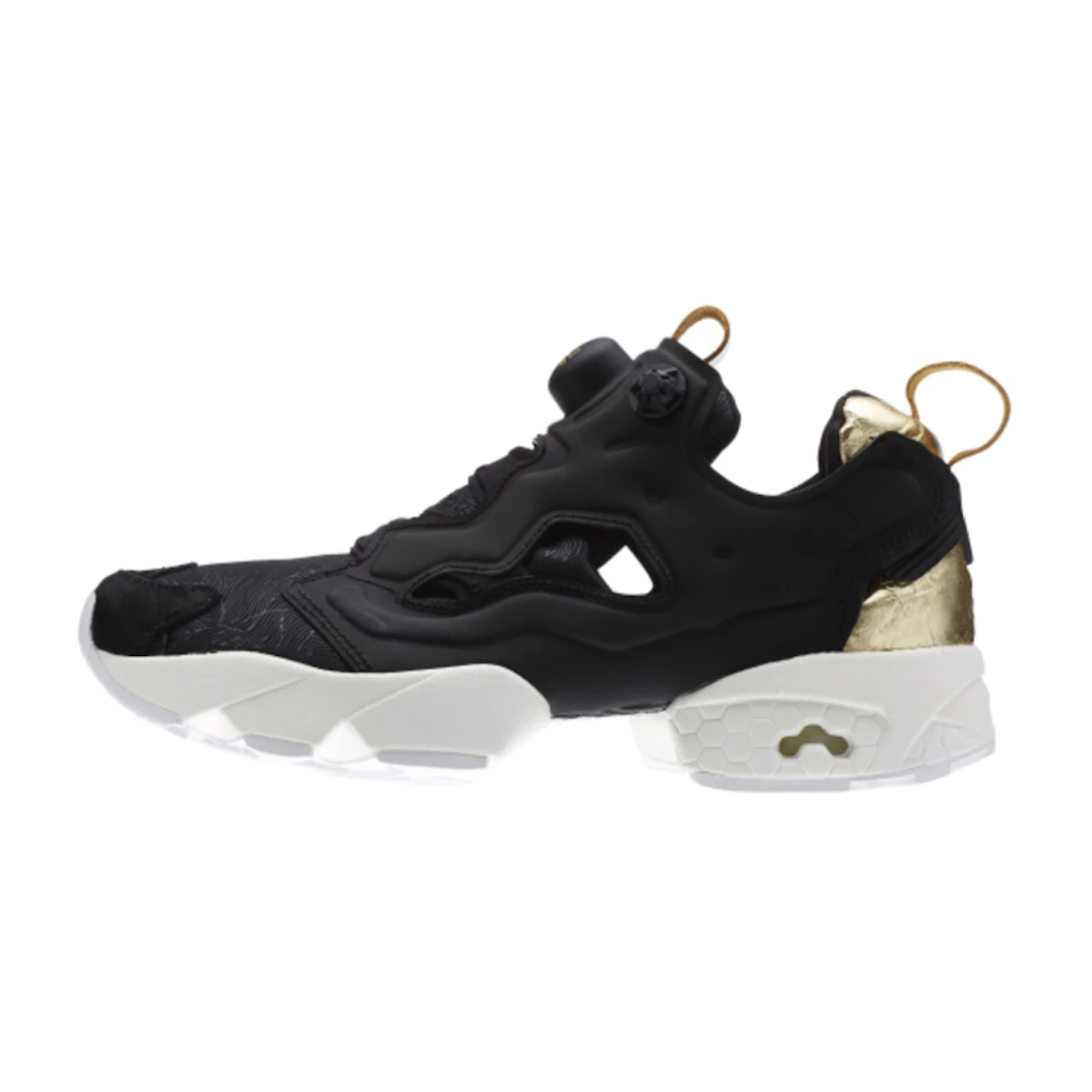 Buy Women Reebok insta pump fury Sports Casual Shoes Black Gold White V62778 Novelship